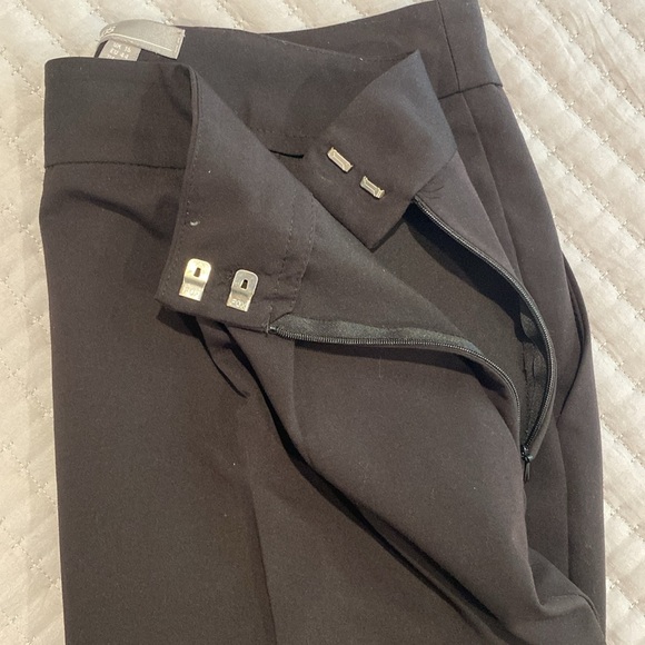 Pleated front slim leg work trousers - Picture 5 of 6